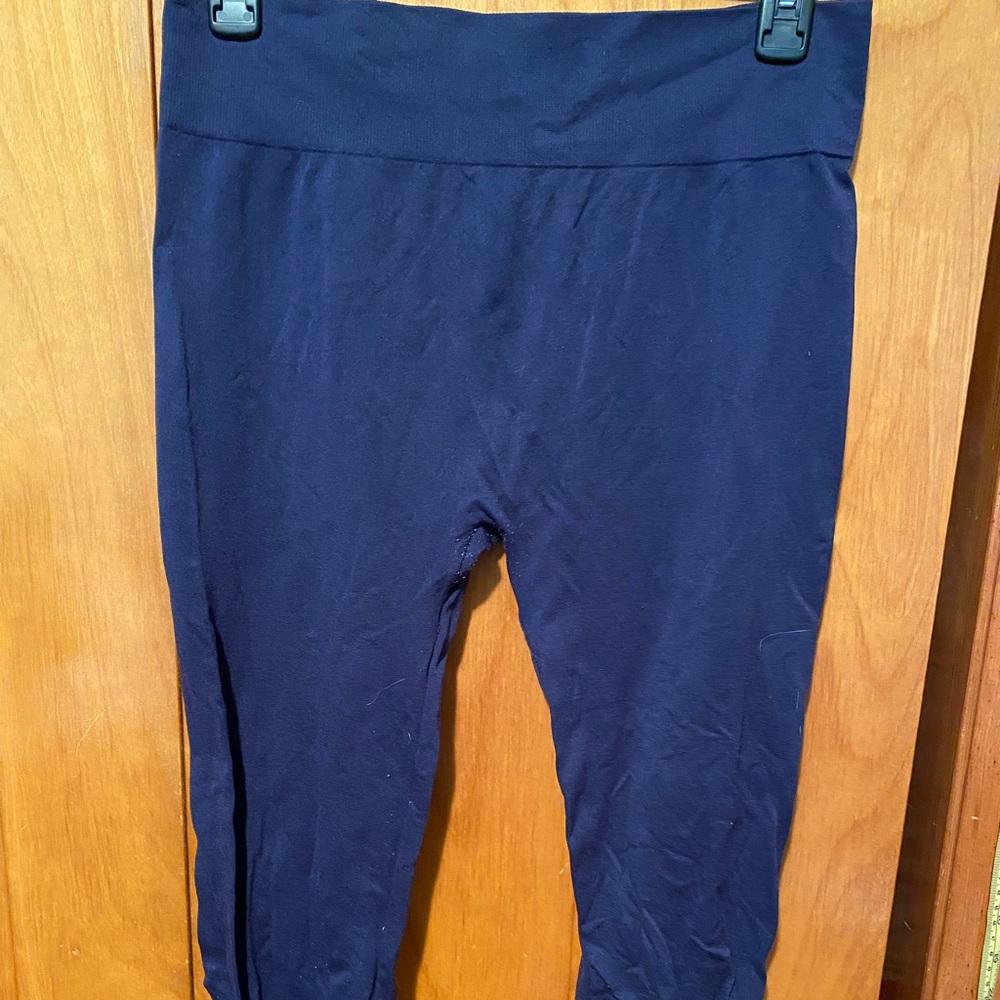 Stretchy fashion leggings navy